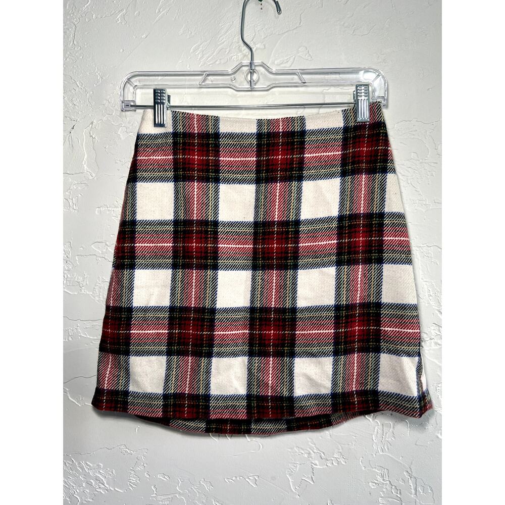 Abercrombie & Fitch plaid mini skirt